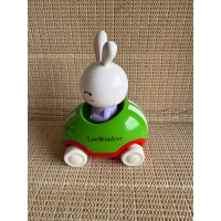 LooWindoer Adventures Little Buggy Vehicle Preschool Toy for Ages 3 and Up (Rabbit in Helicopter)